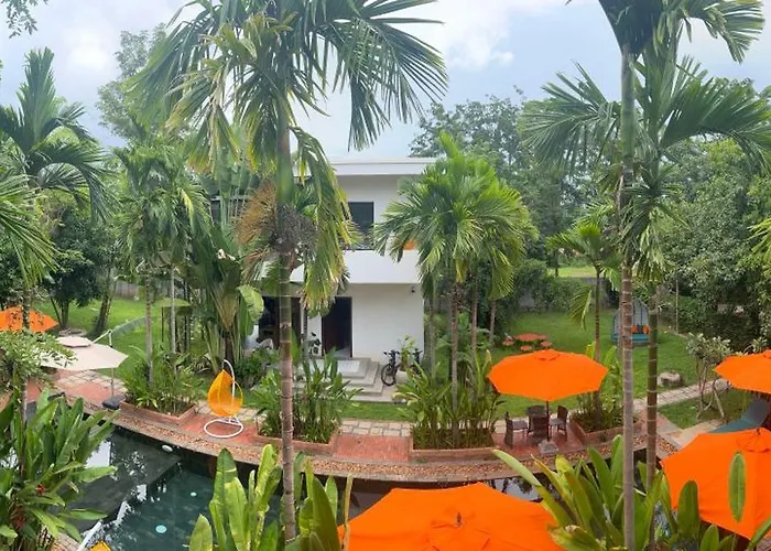 Work Remotely From Our Duplex Loft, King Bed, Pool & Garden, Soundbar Dom wakacyjny Siem Reap